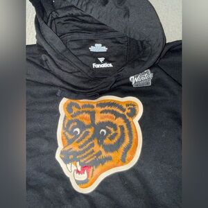 Fanatics Black Hoodie with Fierce Tiger Design